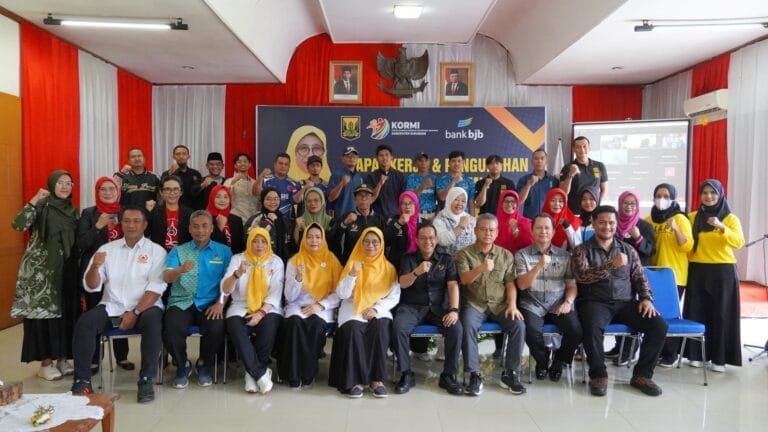 KORMI KAB SUKABUMI GELAR RAPAT KERJA DAN KUKUHKAN SEJUMLAH INDUK ORGANISASI OLAHRAGA