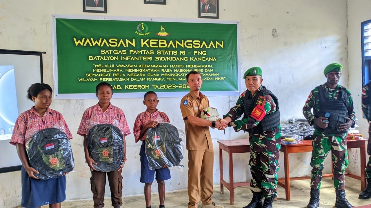 Generasi Muda Harus Sadar Pentingnya Bela Negara, Ini Yang Dilakukan Satgas Yonif 310/KK 1 WhatsApp Image 2024 05 25 at 09.12.07