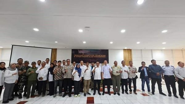 dukung health city summit dlh tata cagar alam dan taman wisata alam sukawayana