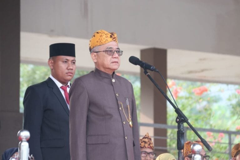 UPACARA PERINGATAN HARLAH PANCASILA, WABUP MOMENTUM MENUMBUHKAN NASIONALISME DAN PATRIOTISME