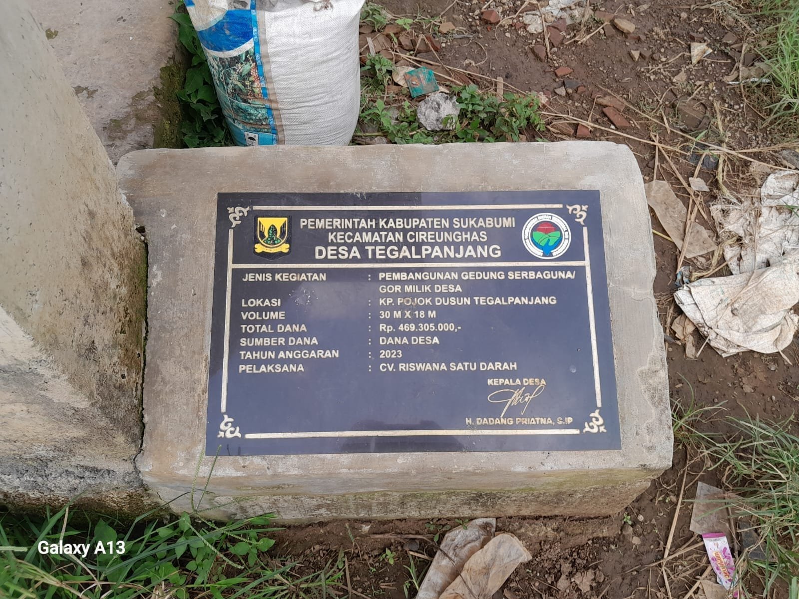 Diduga Kuat Kds Tegalpanjang Kec. Cireunghas Kab. Sukabumi Nikmati Dana Pembangunan GOR Tahun 2023. 1 WhatsApp Image 2024 06 30 at 18.52.04