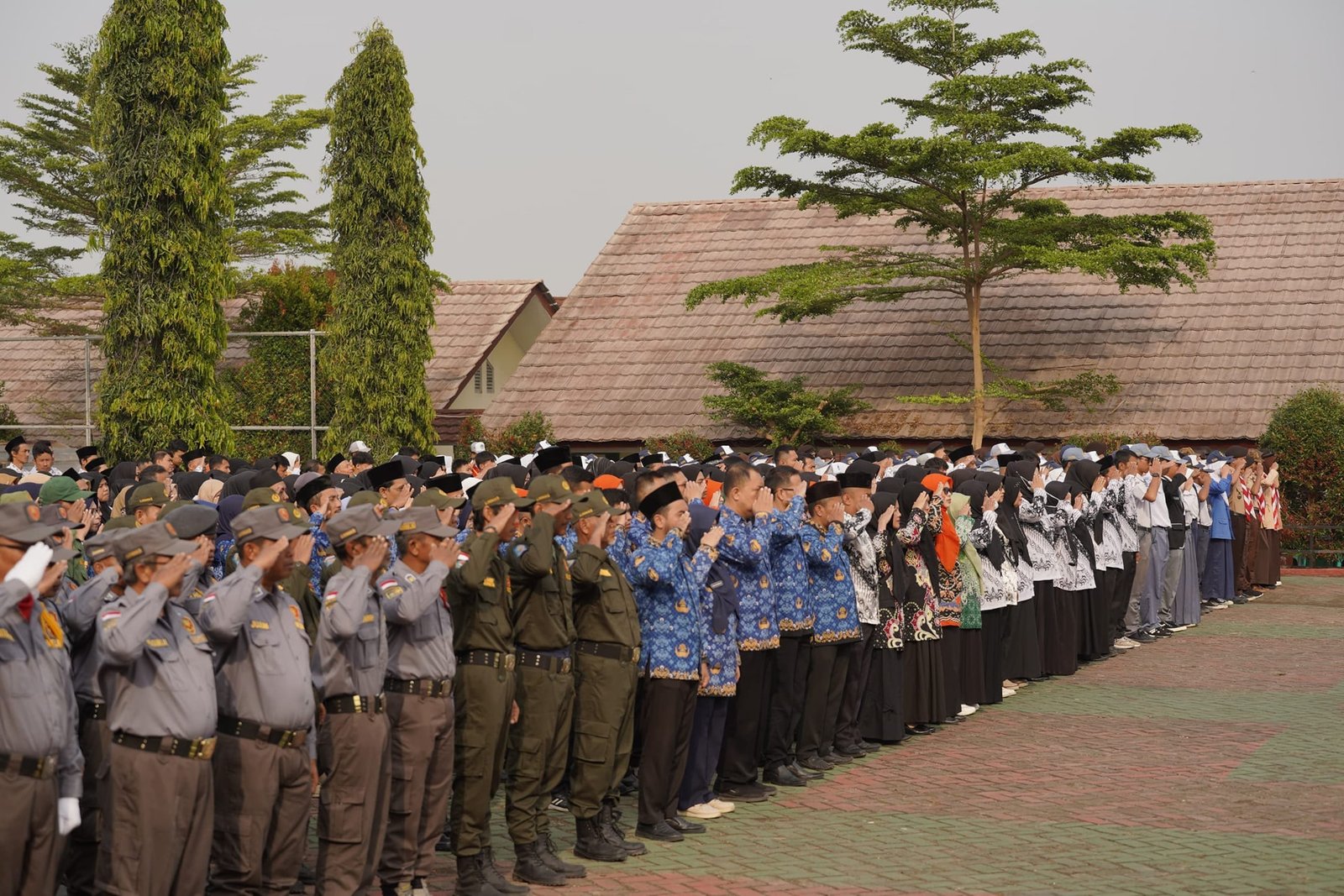 UPACARA HUT KE 79 KEMERDEKAAN REPUBLIK INDONESIA TINGKAT KECAMATAN SUKARAJA 1 455747037 888717279956778 2965434057726329327 n