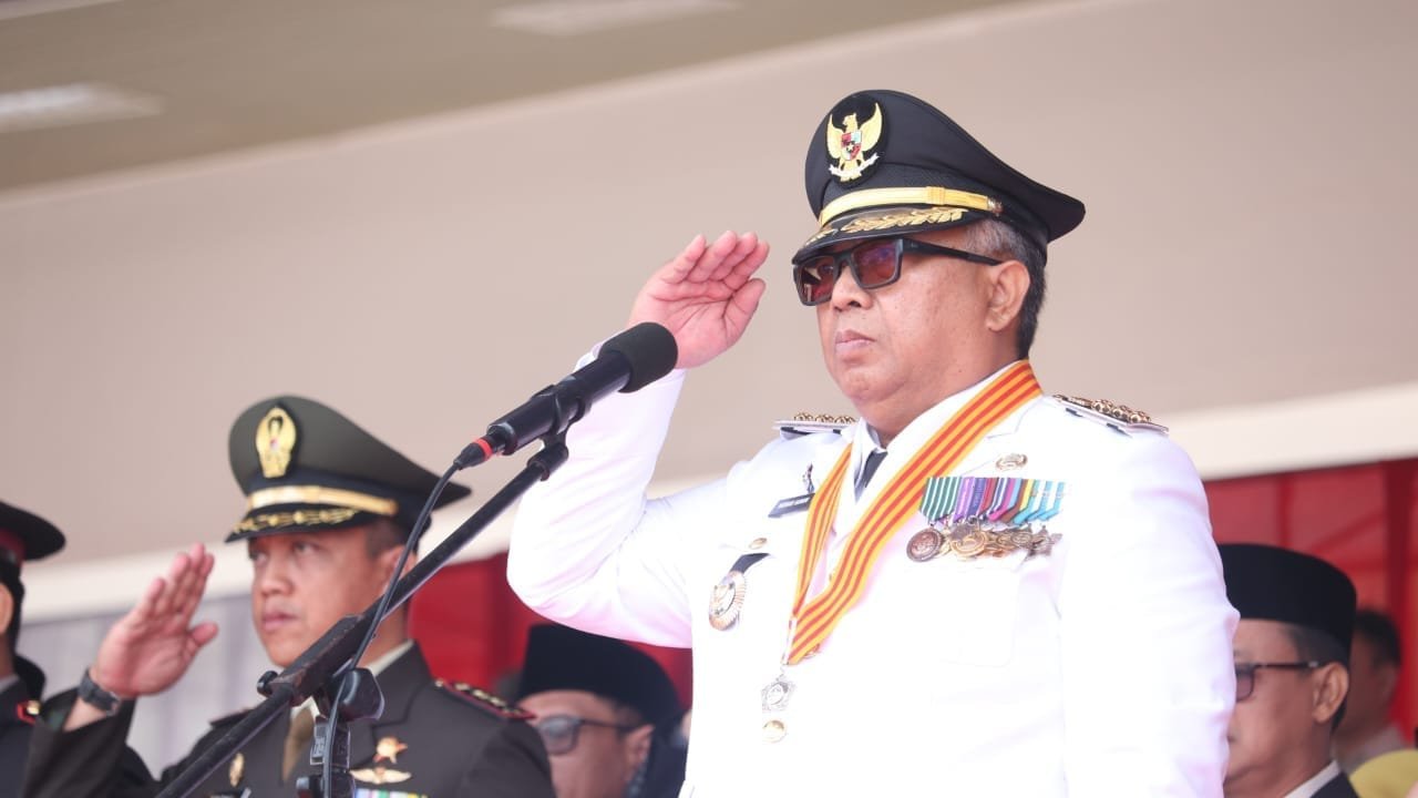 UPACARA HUT KE 79 KEMERDEKAAN RI, BUPATI MARWAN SAMPAIKAN CAPAIAN VISI DAN MISI KAB SUKABUMI 2022-2024 1 455950163 888663899962116 546658910871270927 n