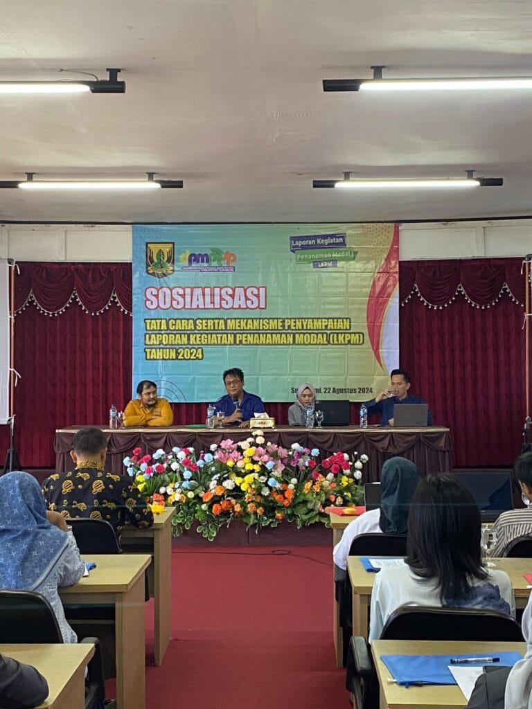 DPMPTSP KAB SUKABUMI GELAR SOSIALISASI TATACARA LKPM, H. ALI “DASAR PENGAMBILAN KEBIJAKAN MENDUKUNG INVESTASI”