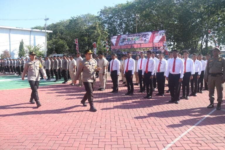 Polres Sumenep Gelar Apel Pasukan Operasi Mantap Praja Semeru 2024