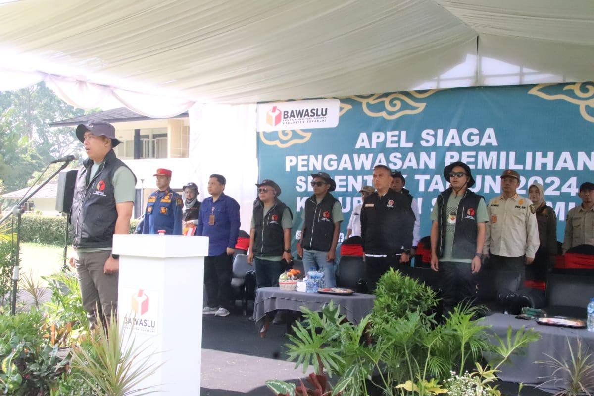 APEL SIAGA PENGAWASAN PILKADA SERENTAK 2024, BAWASLU" SOLIDITAS FAKTOR UTAMA EFEKTIVITAS PENGAWASAN" 1 462465235 926432989518540 2739996735274278062 n