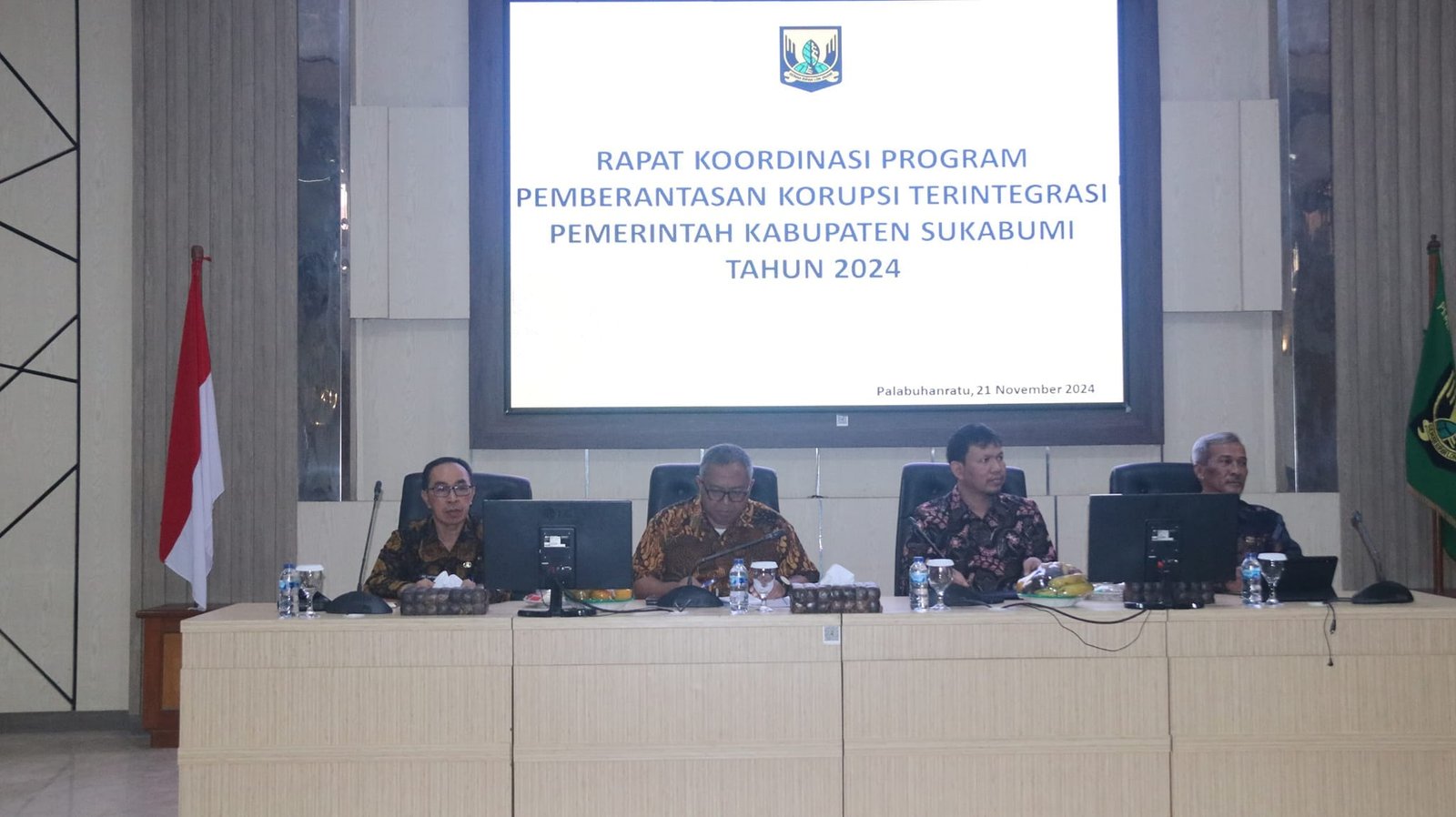 PEMKAB SUKABUMI BERSAMA TIM KORSUPGAH GELAR RAKOR PROGRAM PEMBERANTASAN KORUPSI TERINTEGRASI 1 468006337 958101943018311 986106719714476633 n