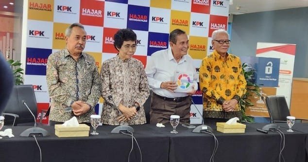 konferensi pers dewas kpk di gedung aclc jakarta adrialdetikcom 169