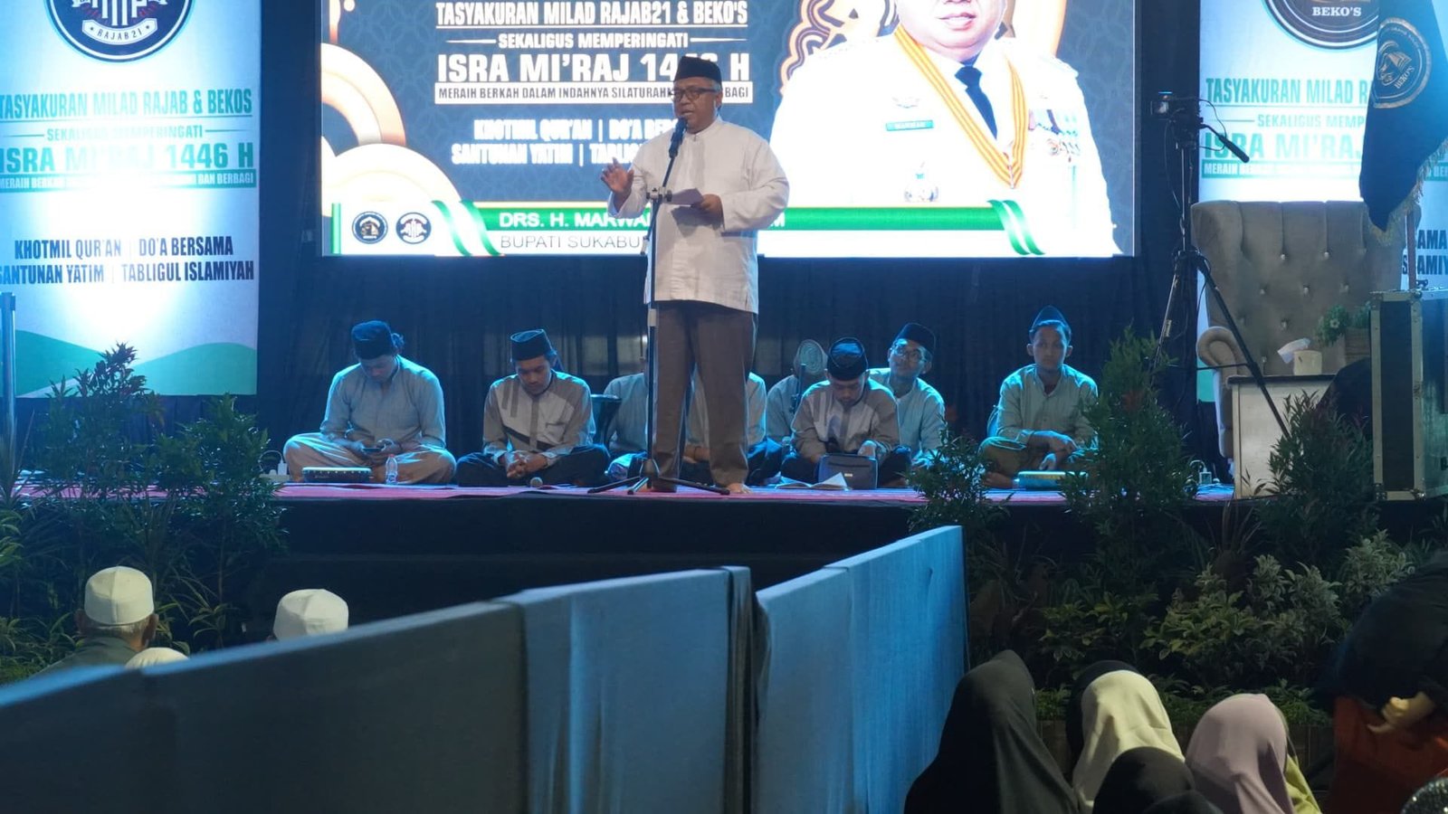 Tasyakuran Milad Rajab dan Bekos, Bupati Sukabumi: "Semangat Kebaikan Harus Berlanjut" 1 472285349 990339576461214 3573946759897097169 n