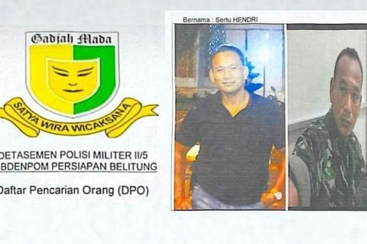 Kejahatan Hendri, Pecatan TNI yang Lolos dari Penyergapan Pasukan Elite 1 6789db3143dc7