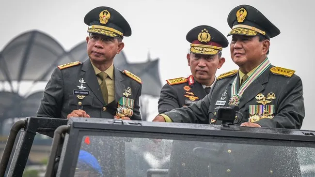Prabowo: Ciri Negara Gagal Dapat Dilihat dari Kondisi Tentara dan Polisi