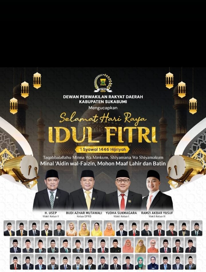 DPRD Kabupaten Sukabumi Mengucapkan Selamat Hari Raya Idul Fitri 1 Syawal 1446 Hijriyah 1 Screenshot 20250330 105424 WhatsApp