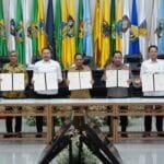 Jaksa Agung Republik Indonesia melaksanakan penandatanganan Nota Kesepahaman bersama sejumlah lembaga penting Selasa 4 Februari 2025