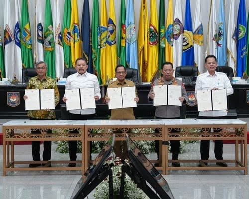Jaksa Agung Republik Indonesia melaksanakan penandatanganan Nota Kesepahaman bersama sejumlah lembaga penting Selasa 4 Februari 2025