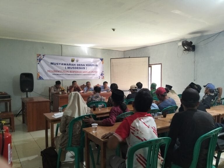 Pemdes Mekarjaya Giat Laksanakan Musdesus Pembentukan Calon Pengurusan Koperasi Merah Putih