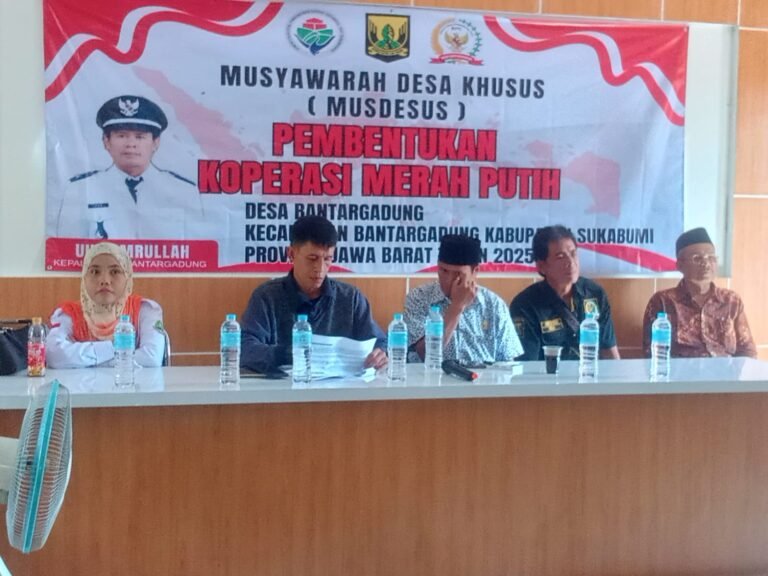 Musdesus Bantargadung Bahas Pembentukan Calon Pengurus Koperasi Merah Putih: Upaya Serius Majukan Ekonomi Desa