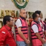 Anggota DPRD Kaltim Ditahan Kejati DKI, Diduga Terlibat Proyek Fiktif Rp431 Miliar 20250512 Para tersangka kasus tindak pidana korupsi