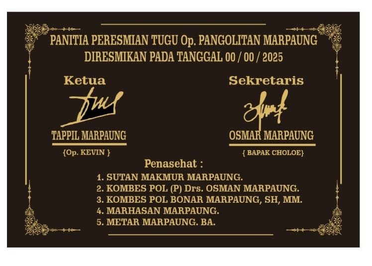 Simbol Adat dan Kekeluargaan, Prasasti Op. Pangolitan Marpaung Resmi Diletakkan 3 WhatsApp Image 2025 05 22 at 19.47.32 e99d190e