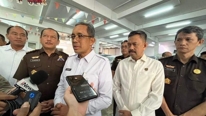 64 Rupbasan Akan Beralih ke Kejagung, Target Selesai Sebelum Akhir Tahun 1 kepala badan pemulihan aset kejagung amir yanto jaksa agung muda bidang pembinaan bambang sugeng rukmono dan sekjen kementeria 1746002610183 169