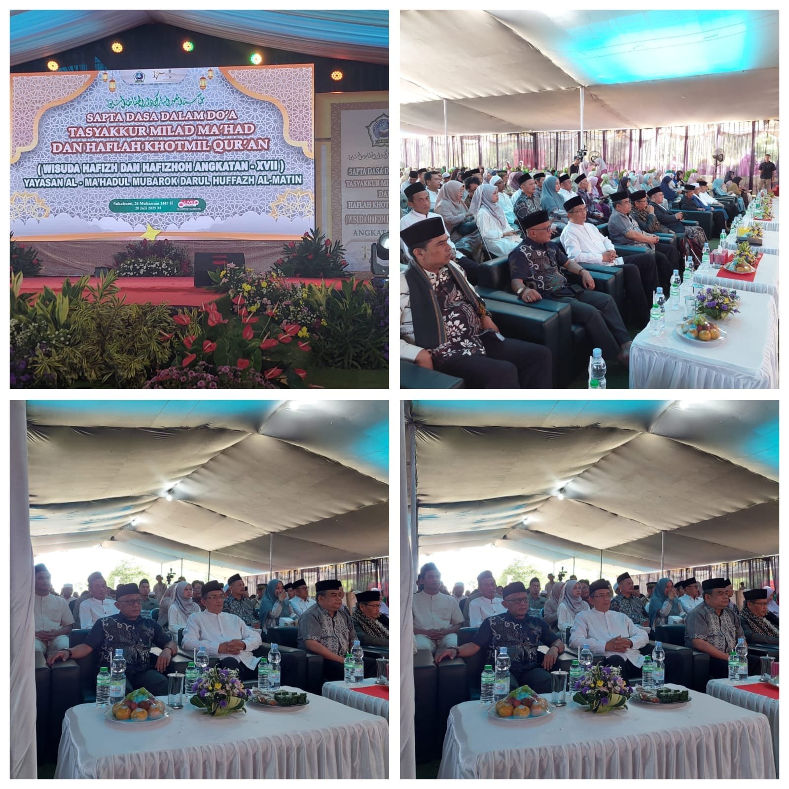 Kadis P&K Kabupaten Sukabumi Eka Nandang Nugraha Hadiri Tasyakur Milad ke-17 Ma'had dan Haflah Khotmil Qur'an 1 1000097383