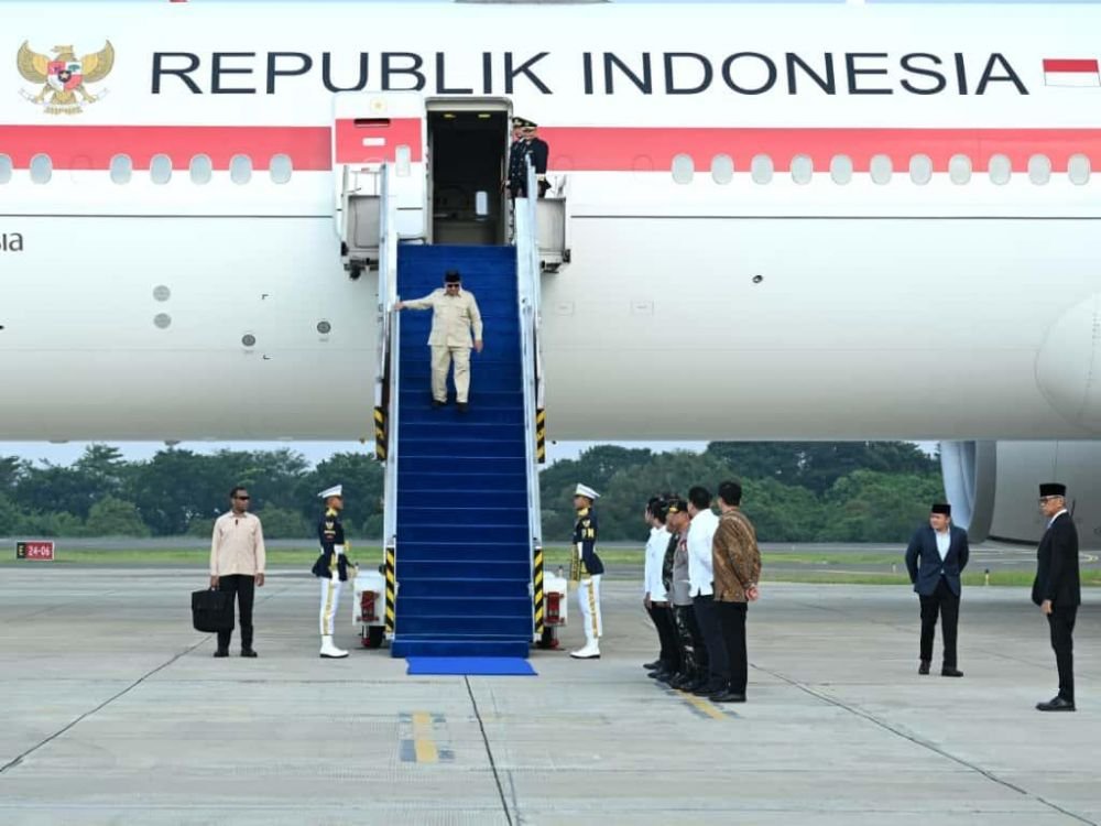 prabowo tiba di indonesia