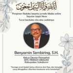 ucapan berduka pak benyamin seputar