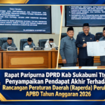 Sukabumi DPRD Plenary Meeting News Banner