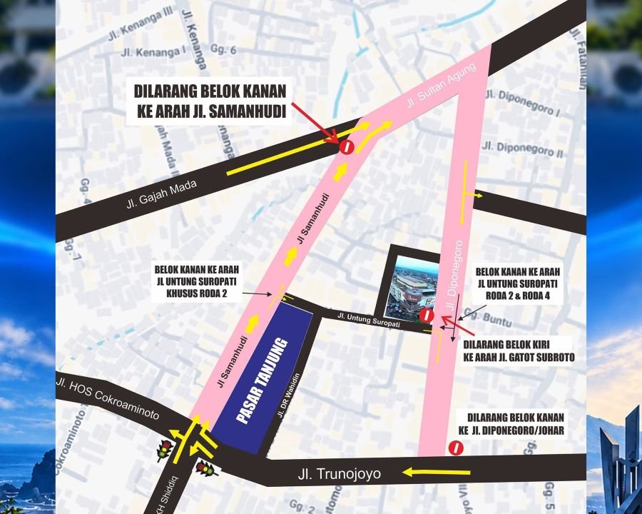Jalan Diponegoro Jember Satu Arah Mulai 5 Oktober 2026, Arus Ke Pasar Tanjung Doubah 2 WhatsApp Image 2026 10 04 at 2.46.10 PMh
